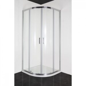 Душ кабина ELITE, овална, хром, 80x80 или 90x90 см