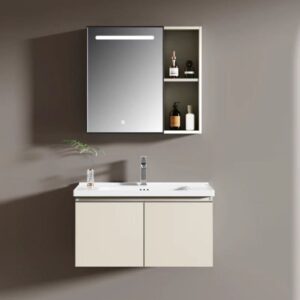 Комплект шкафове за баня UMAG, от PVC, 60 и 80 см
