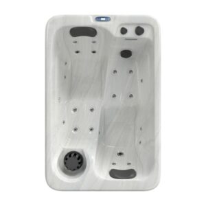 Външно джакузи Split white marble, за 2 души